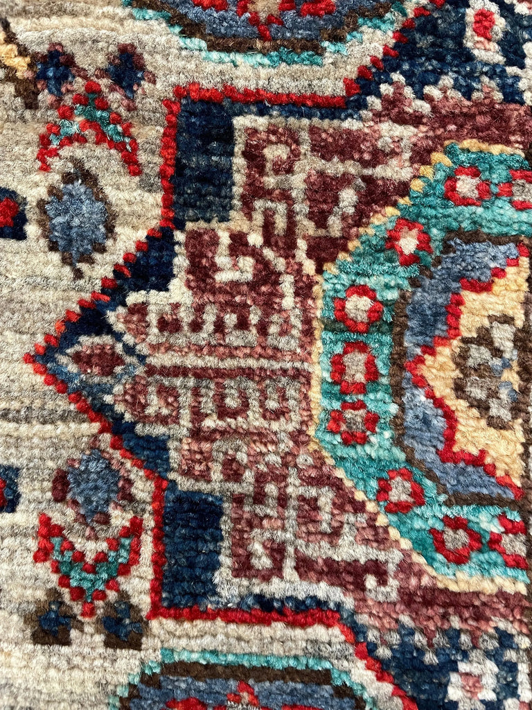 2'9"x10' Afghan-Mamluk (s) Hand Knotted