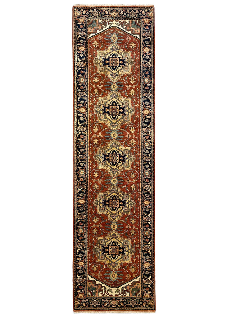 2'9"x10' Heriz Hand Knotted