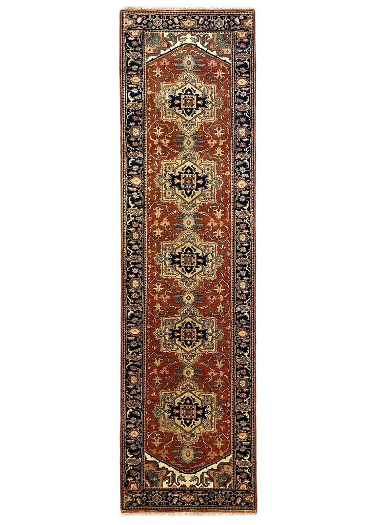 2'9"x10' Heriz Hand Knotted