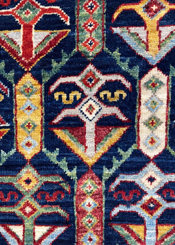 2'9"x11'9" Shirvan Hand Knotted