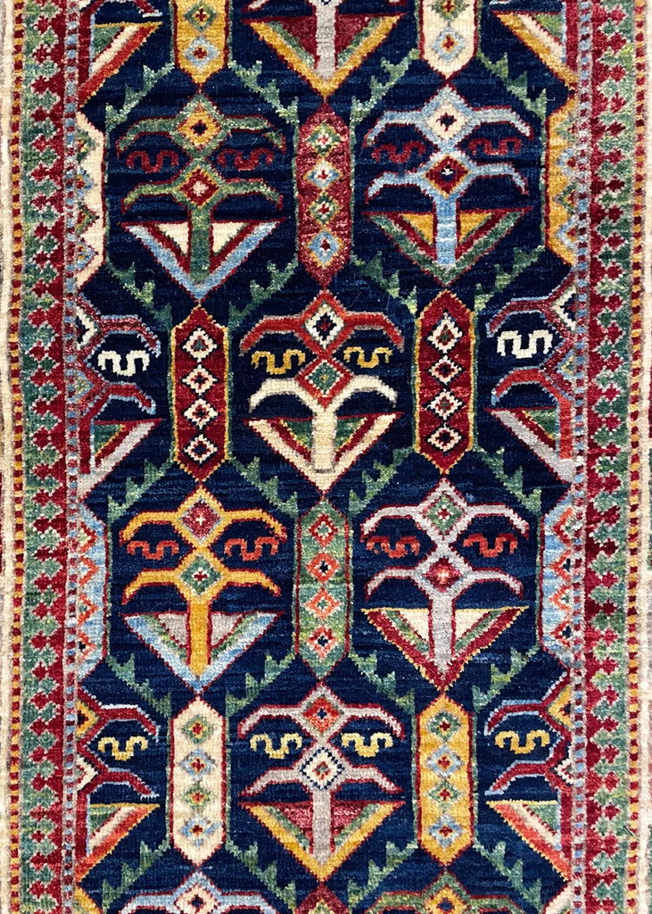 2'9"x11'9" Shirvan Hand Knotted