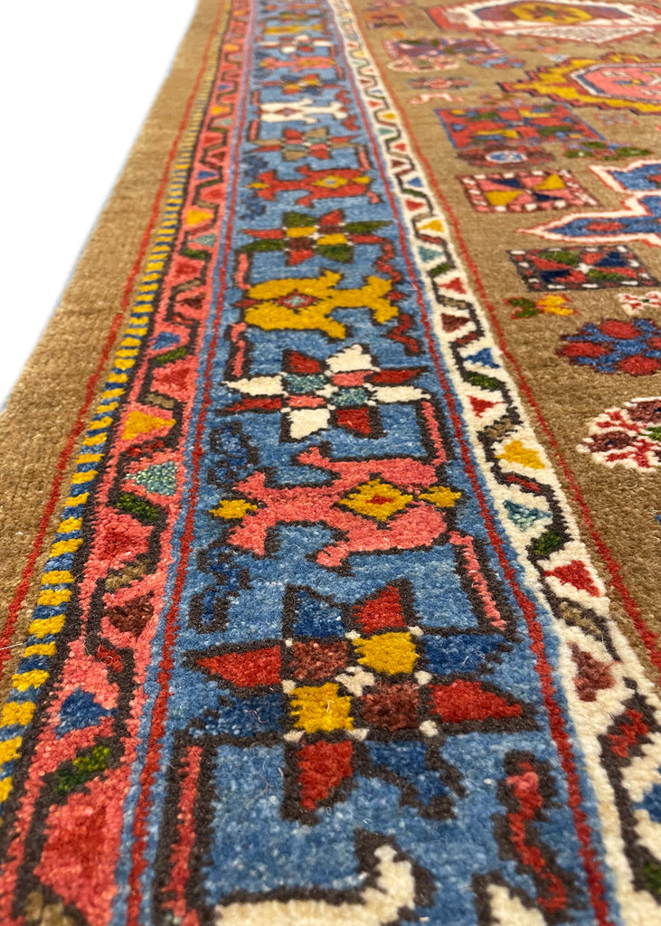 2'9"x12'1" Heriz Hand Knotted