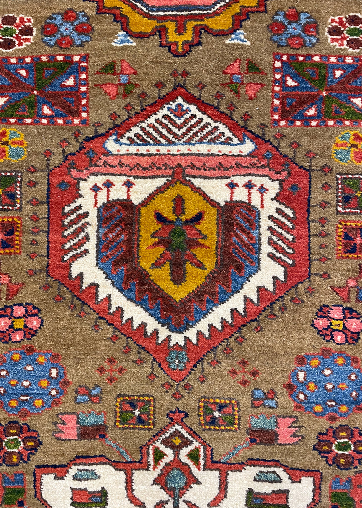 2'9"x12'1" Heriz Hand Knotted