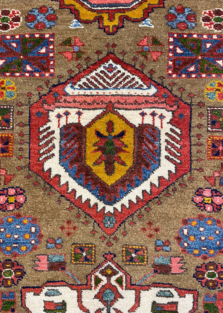 2'9"x12'1" Heriz Hand Knotted