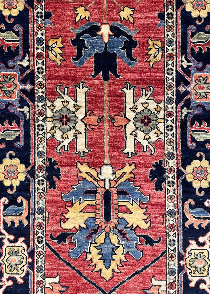 2'9"x12' Heriz Hand Knotted