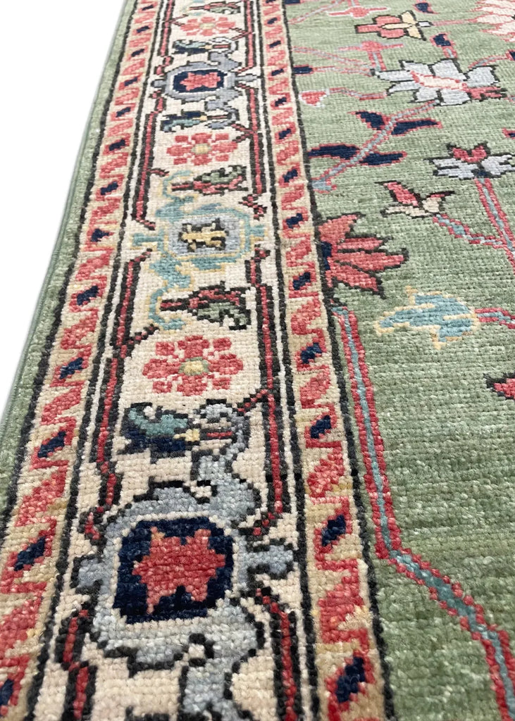 2'9"x14' Harshang Hand Knotted