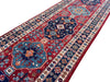 2'9"x16'2" Afghan Kuba Hand Knotted