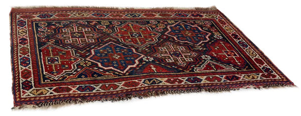 2'9"x1'6" Afshar Saddle Bag Hand Knotted