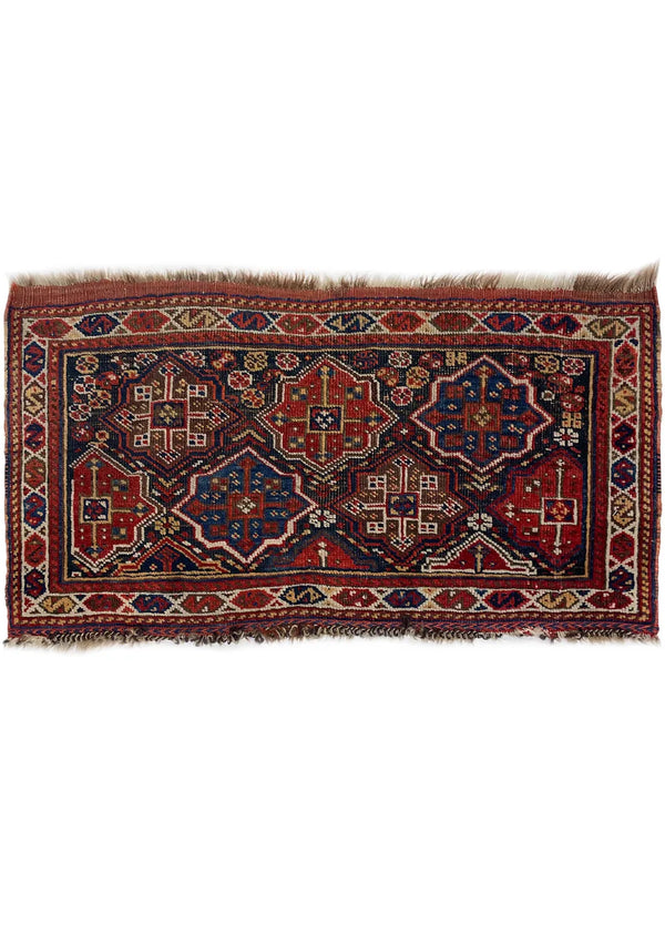 2'9"x1'6" Afshar Saddle Bag Hand Knotted