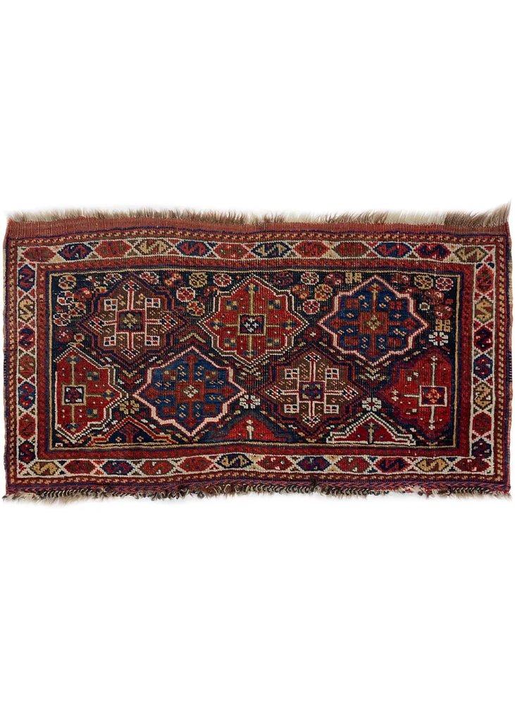 2'9"x1'6" Afshar Saddle Bag Hand Knotted