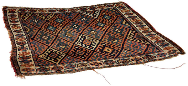 2'9"x2' Jaff Kurd Juwal Hand Knotted