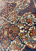 2'9"x4'1" Isphahan Fragment Hand Knotted