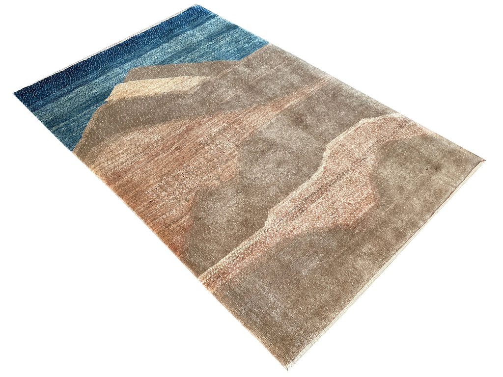 2'9"x4'4" Kashkuli Gabbeh Hand Knotted