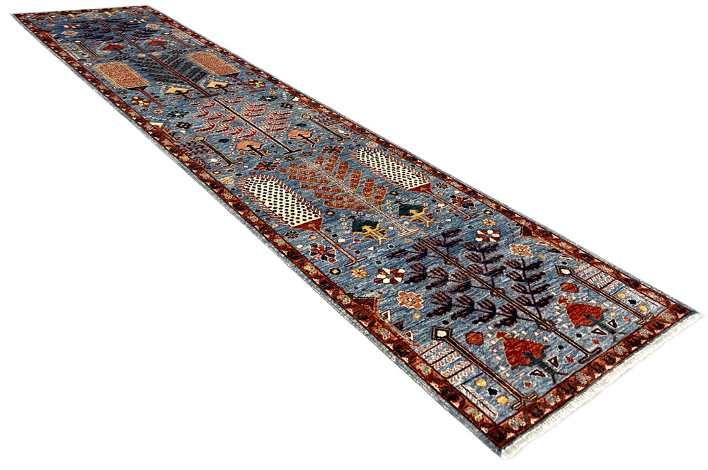 2'9"x9'10" Bakshiesh Hand Knotted