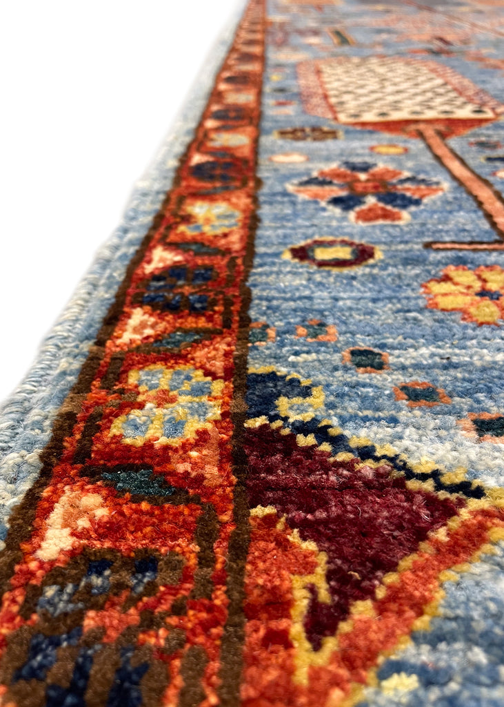 2'9"x9'10" Bakshiesh Hand Knotted