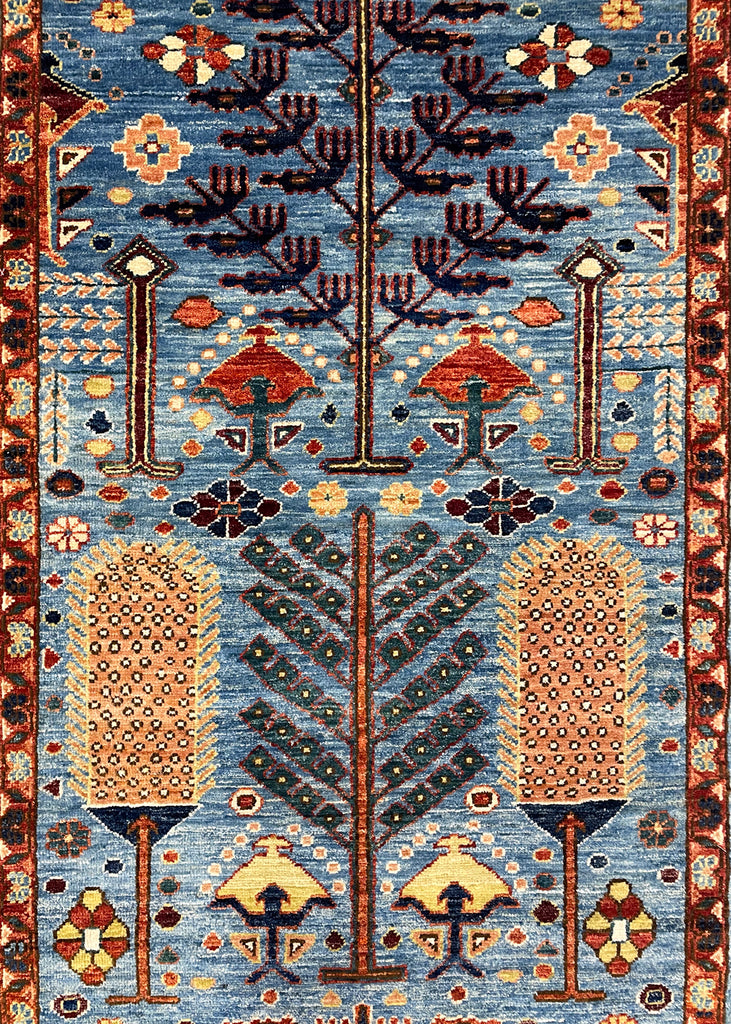 2'9"x9'10" Bakshiesh Hand Knotted