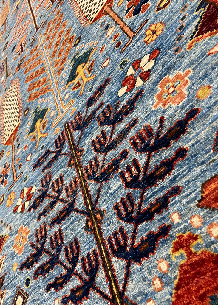 2'9"x9'10" Bakshiesh Hand Knotted