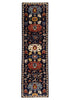 2'9"x9'6" Harshang Hand Knotted