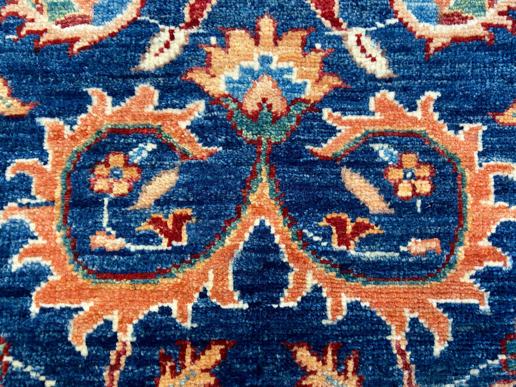 2'9"x9'9" Afghan-Kuba Hand Knotted