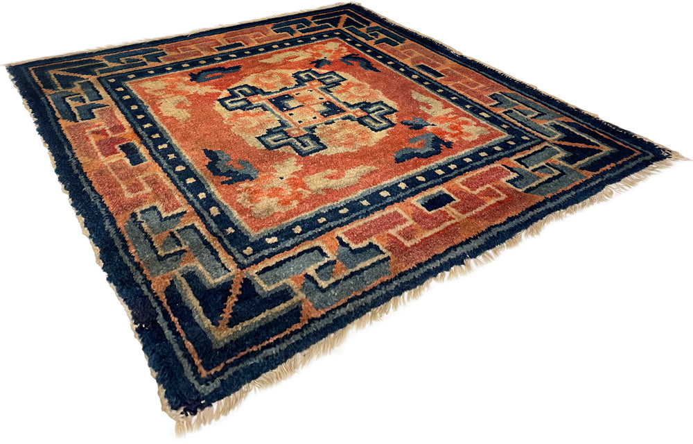 2'x1'10" Shugden Mat Hand Knotted