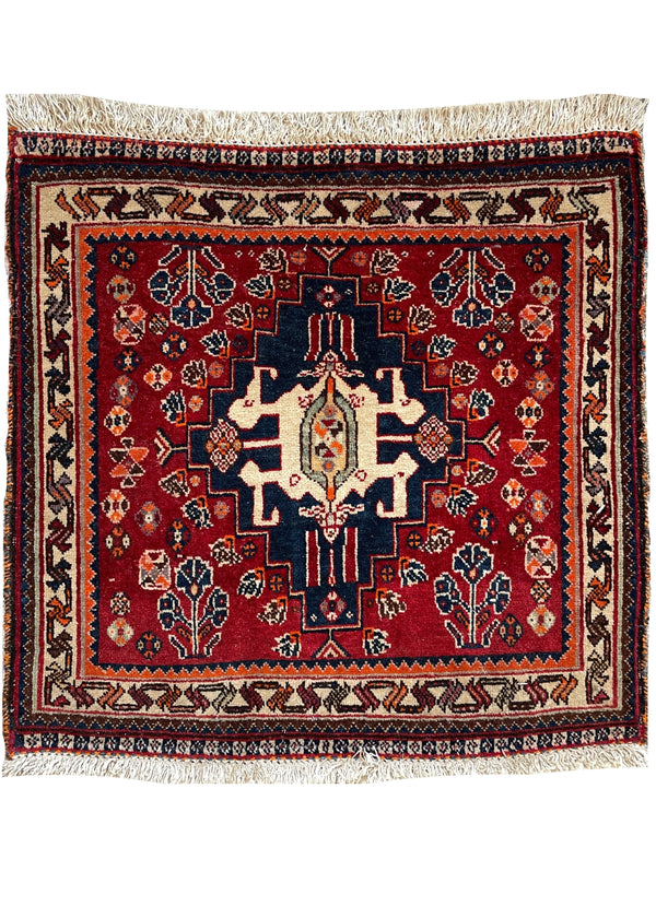 2'x1'11" Kashkuli Hand Knotted