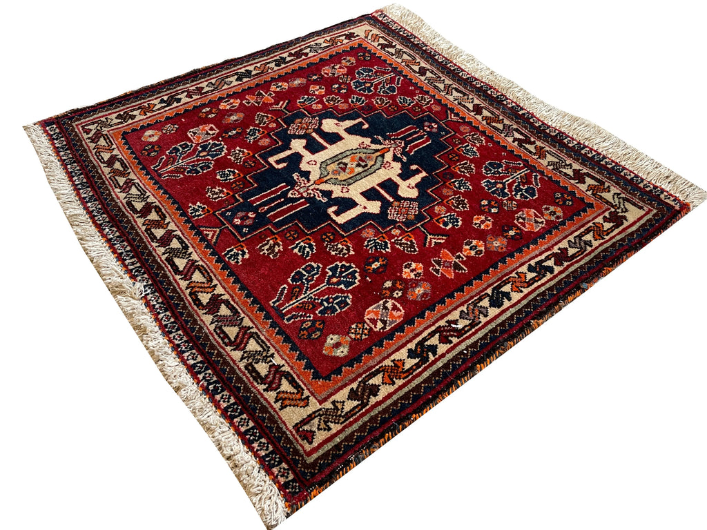 2'x1'11" Kashkuli Hand Knotted