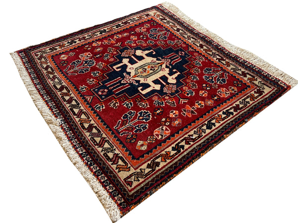 2'x1'11" Kashkuli Hand Knotted