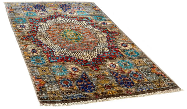 2'x2'10" Mamluk Hand Knotted