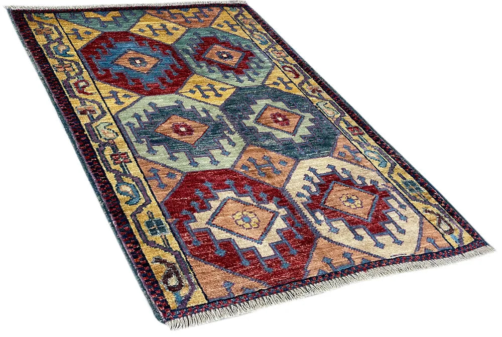 2'x2'10" Shah Saven Hand Knotted