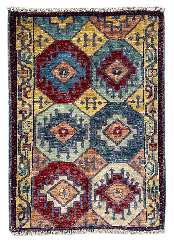 2'x2'10" Shah Saven Hand Knotted
