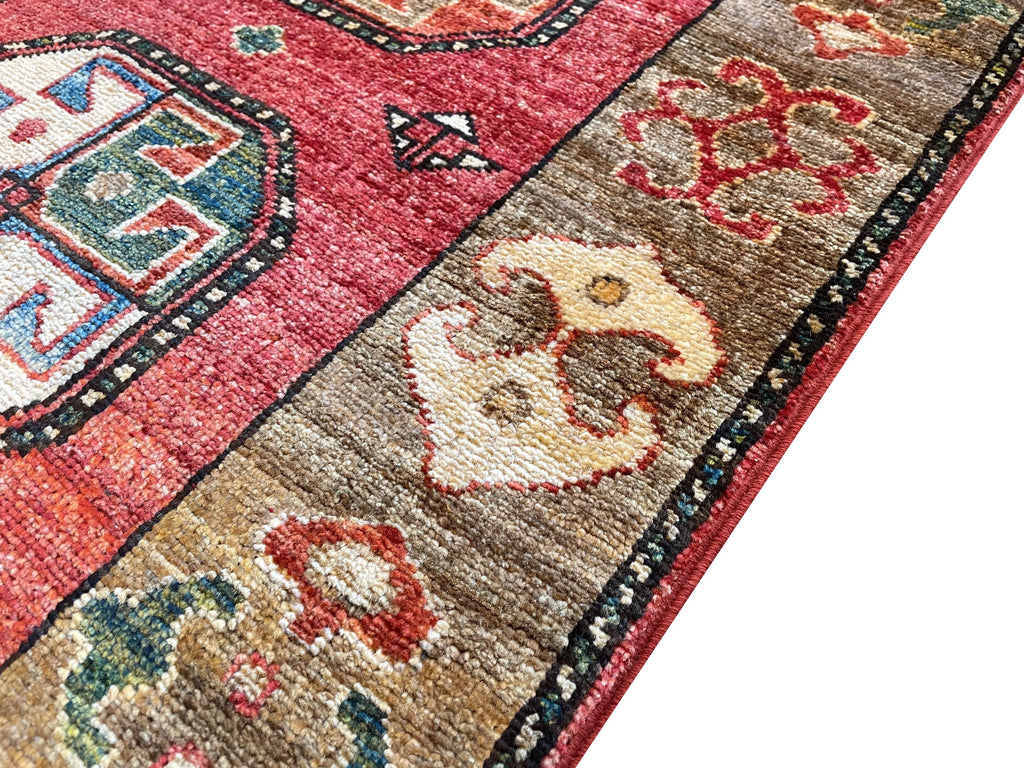 2x2'11" Afghan-Ersari Hand Knotted