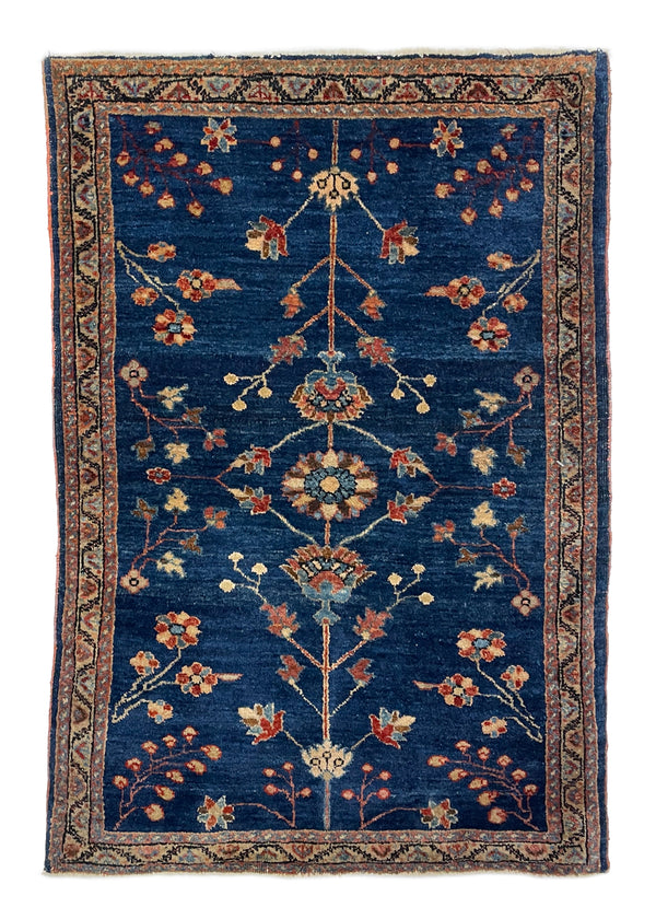 2'x2'11" Kashan Pushti Hand Knotted