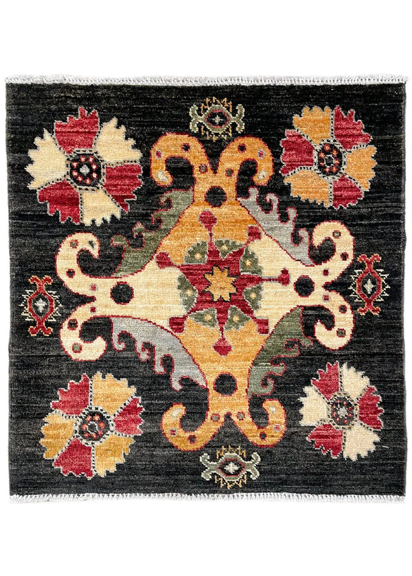 2'x2'1" Lakai Hand Knotted