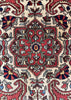 2'x2'5" Fine Sarouk Hand Knotted