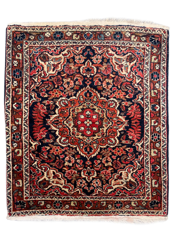 2'x2'5" Jozan Sarouk Hand Knotted