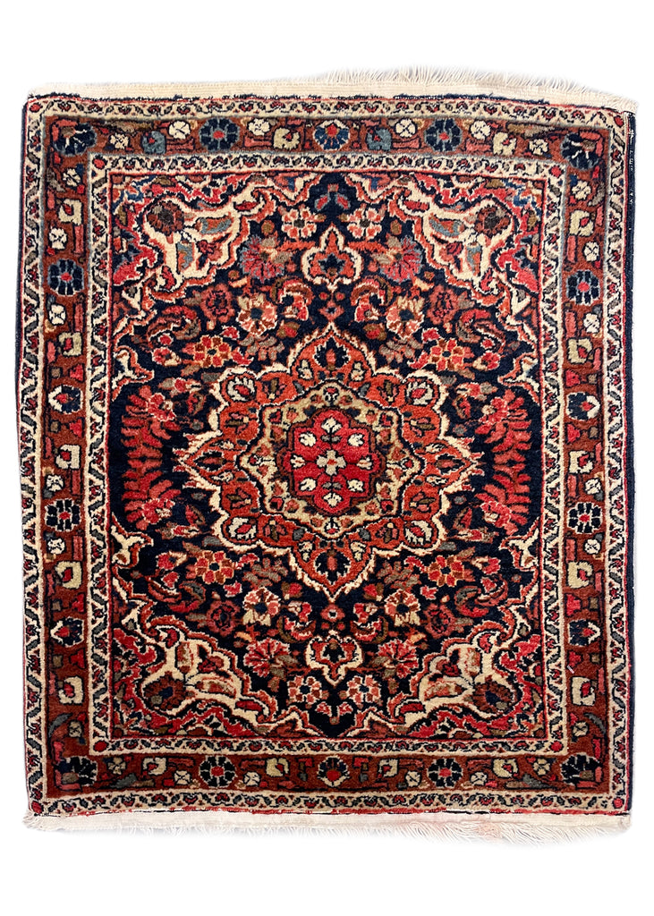 2'x2'5" Jozan Sarouk Hand Knotted