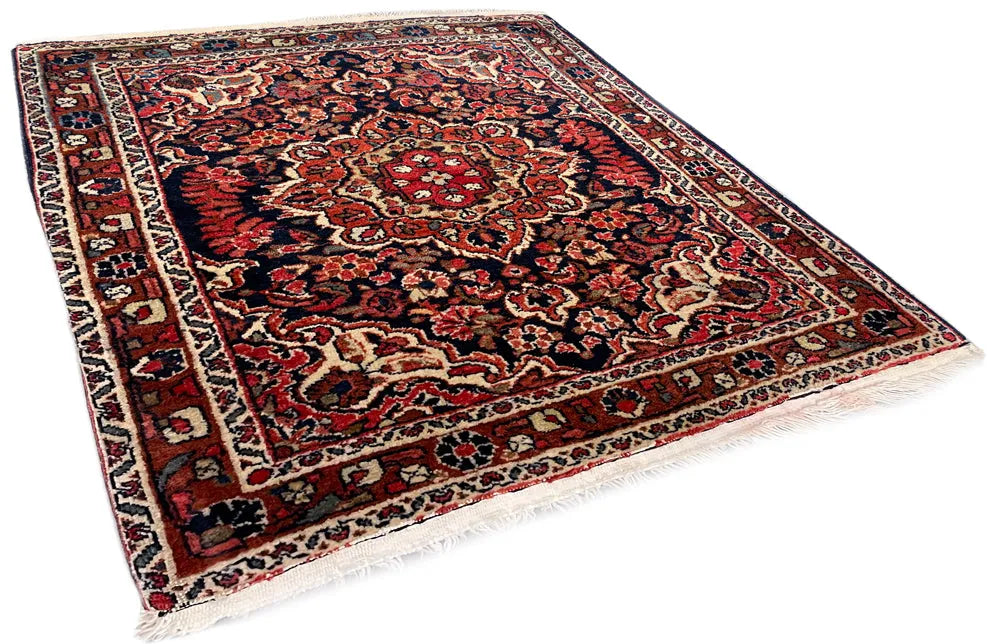 2'x2'5" Jozan Sarouk Hand Knotted