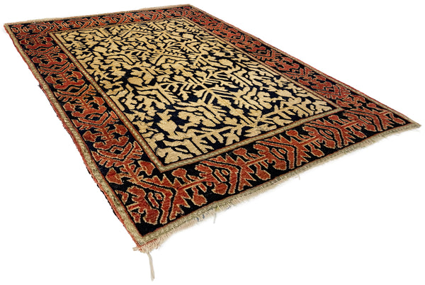 2'x2'5" Souf Farahan Hand Knotted