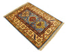2'x2'8" Kazak Hand Knotted
