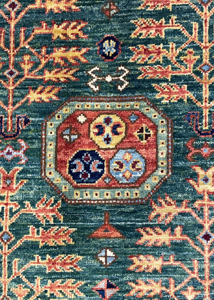2'x3'1" Kazak Hand Knotted