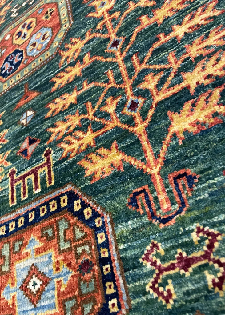 2'x3'1" Kazak Hand Knotted