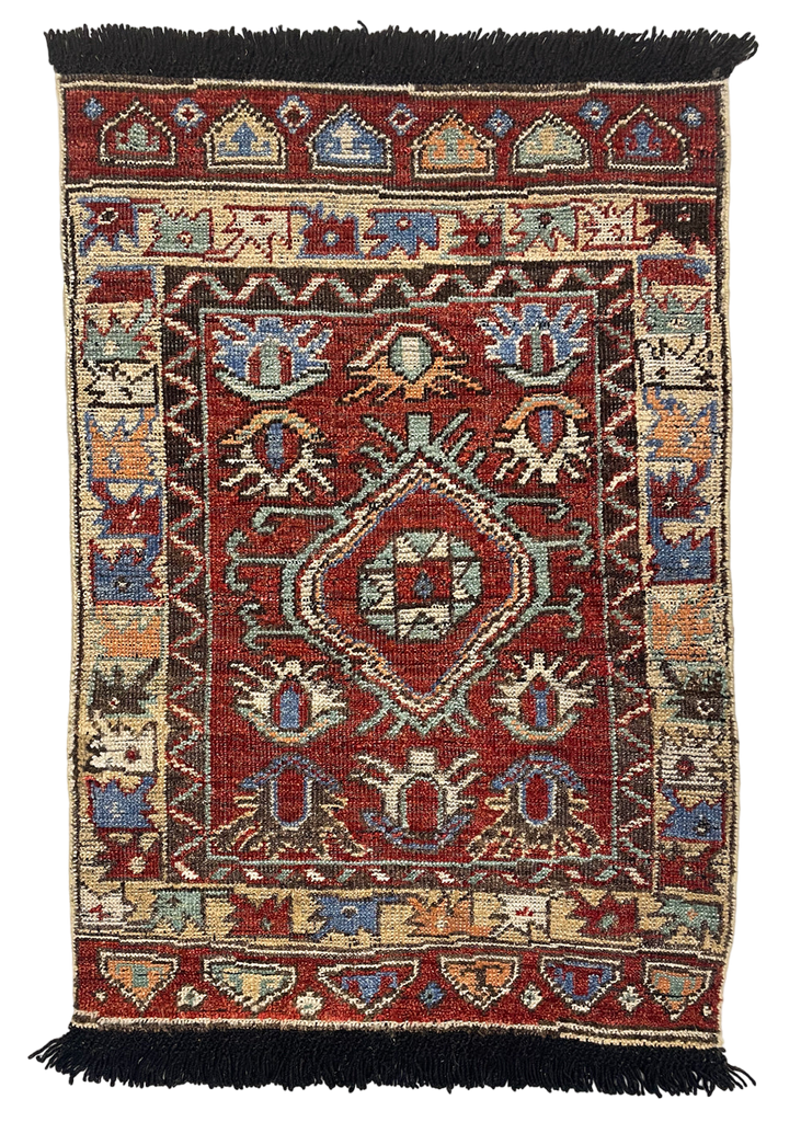 2'x3' Burano Yastik Hand Knotted