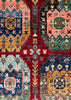 2'x3' Kyrgyz Hand Knotted