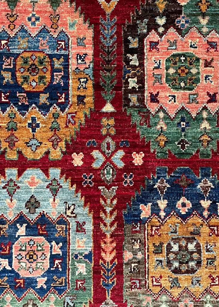2'x3' Kyrgyz Hand Knotted