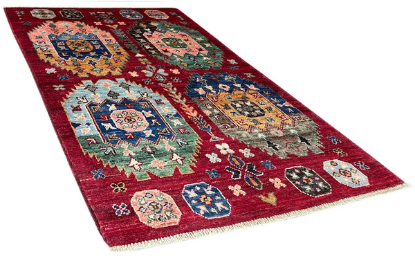 2'x3' Kyrgyz Hand Knotted