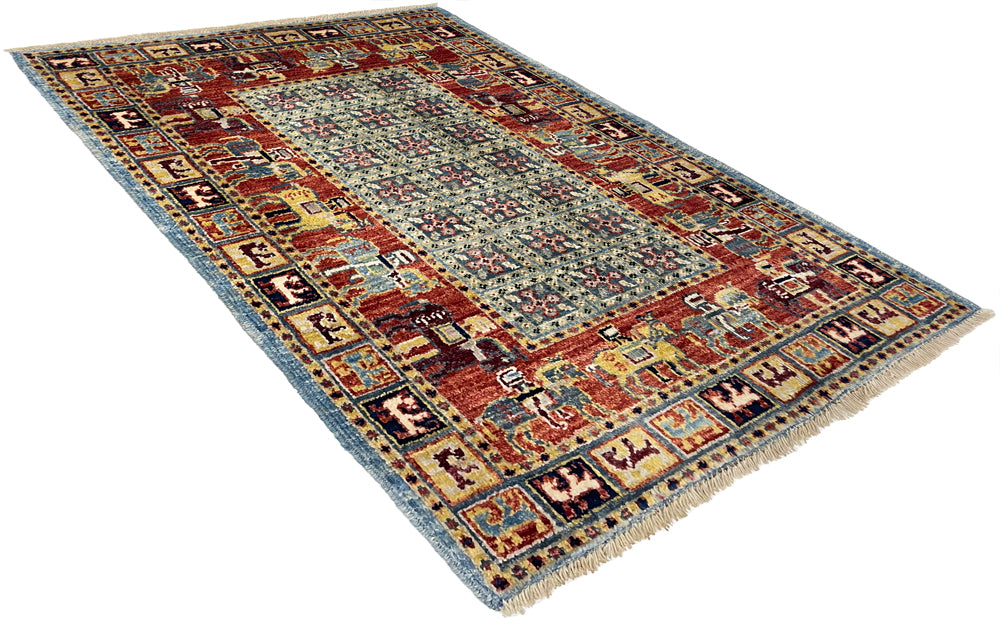 2'x3' Pazryk Hand Knotted