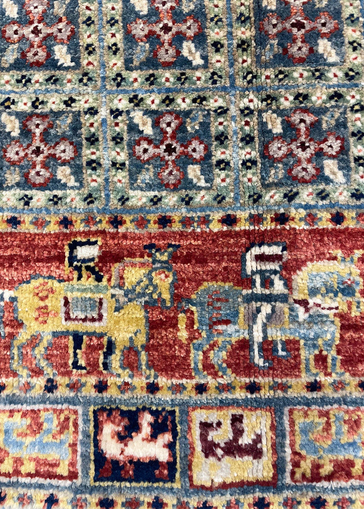 2'x3' Pazryk Hand Knotted