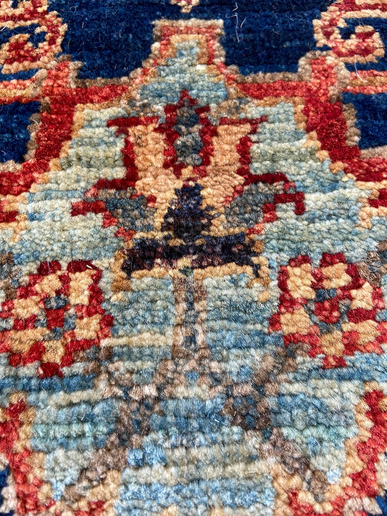 2x4'11" Afghan-Tabriz Hand Knotted