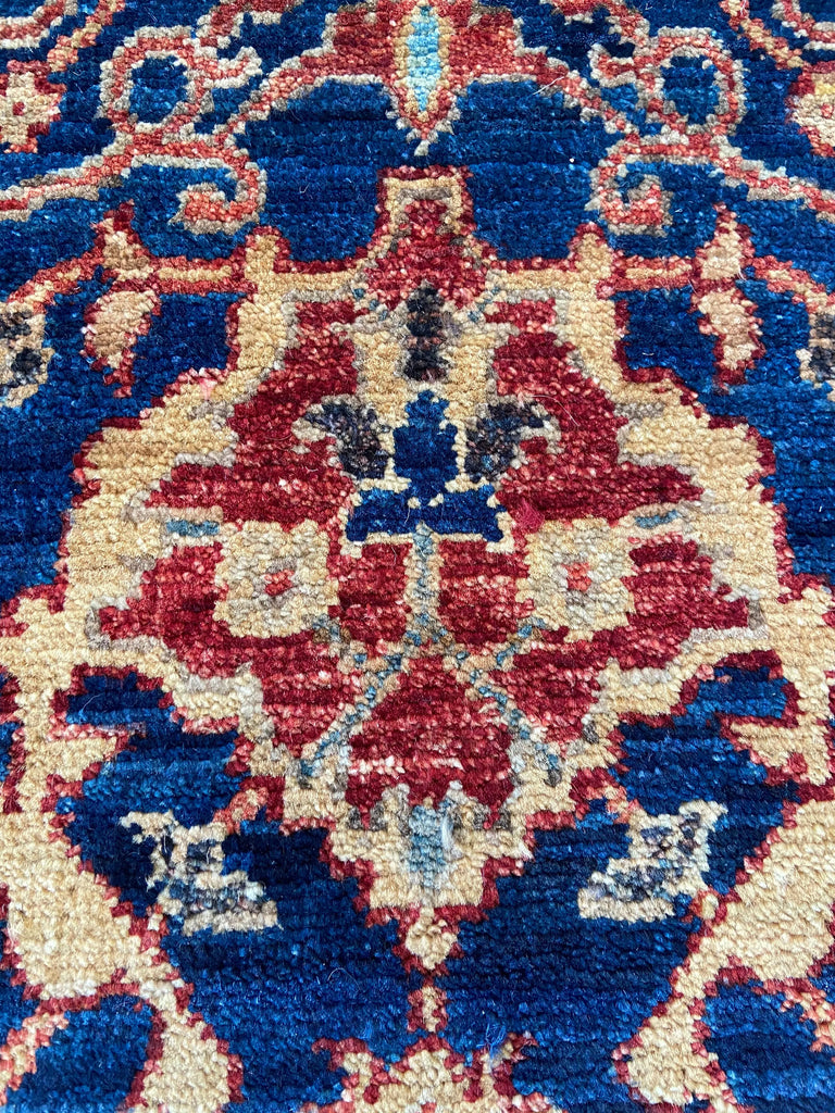 2x4'11" Afghan-Tabriz Hand Knotted