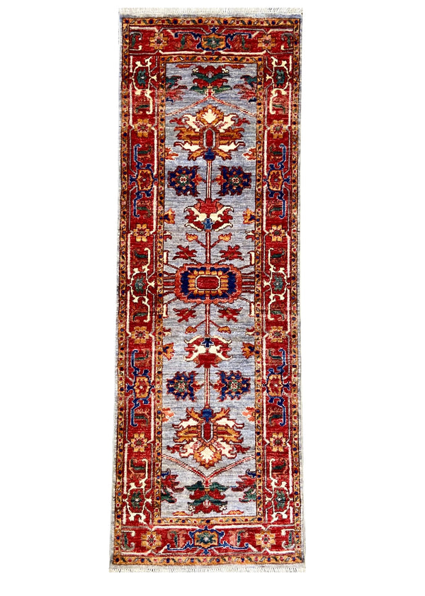 2'x5'11" Afghan-Heriz Hand Knotted